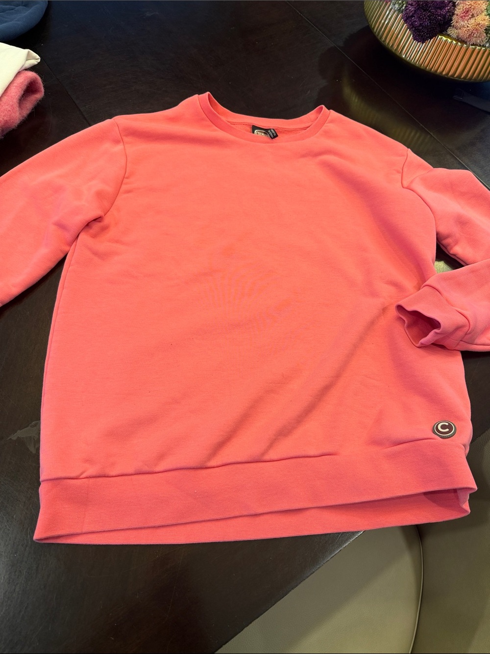 COLMAR Coral Pink Crewneck Sweatshirt